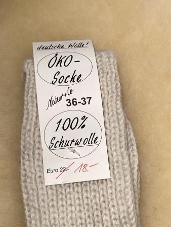 Öko-Socke - 100% Wolle
